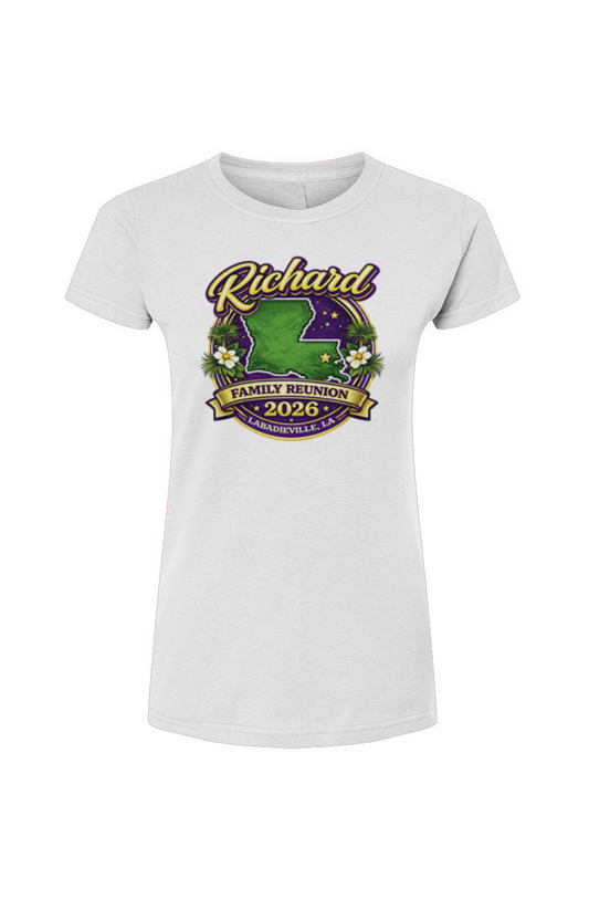 2026 Richard Family Reunion Tultex Womens Fine Jersey T-Shirt