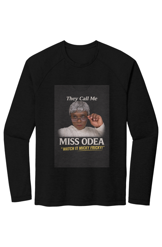 Miss Odea 001Tri Blend Raglan LS Tee