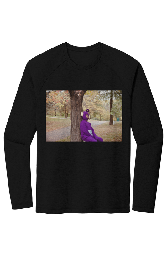 Pookie "Thinking of a Master Plan" Tri Blend Raglan LS Tee