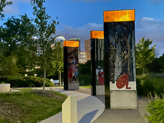 Survivors Memorial at Night 1
